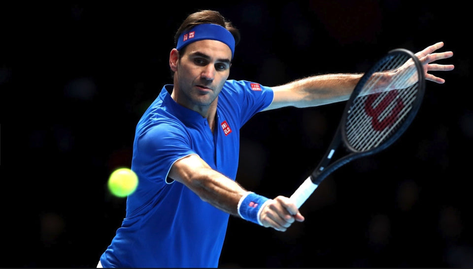 UniqLo Blue Tennis Polo - Roger Federer