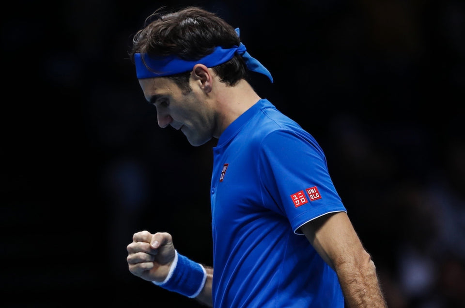 UniqLo Blue Tennis Polo - Roger Federer