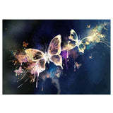 Mariposas 5D diy diamante pintura chapitel diseño forma de diamante bordado punto de cruz decoración regalo 30 * 40 cm / 11.81 * 15.75 "E5M1